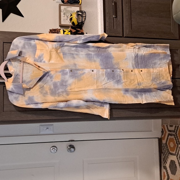New long tie dye shacket/ dress - Picture 7 of 13